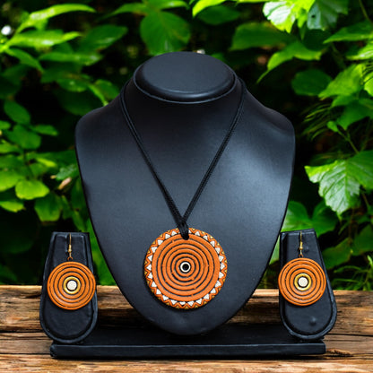 Handmade Terracotta Jewelry Set For Woman TR147