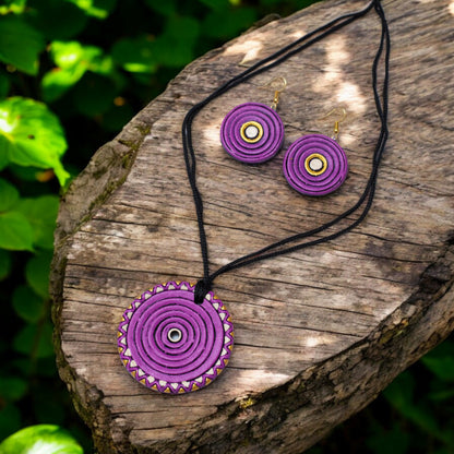 Handmade Terracotta Jewelry Set For Woman TR147