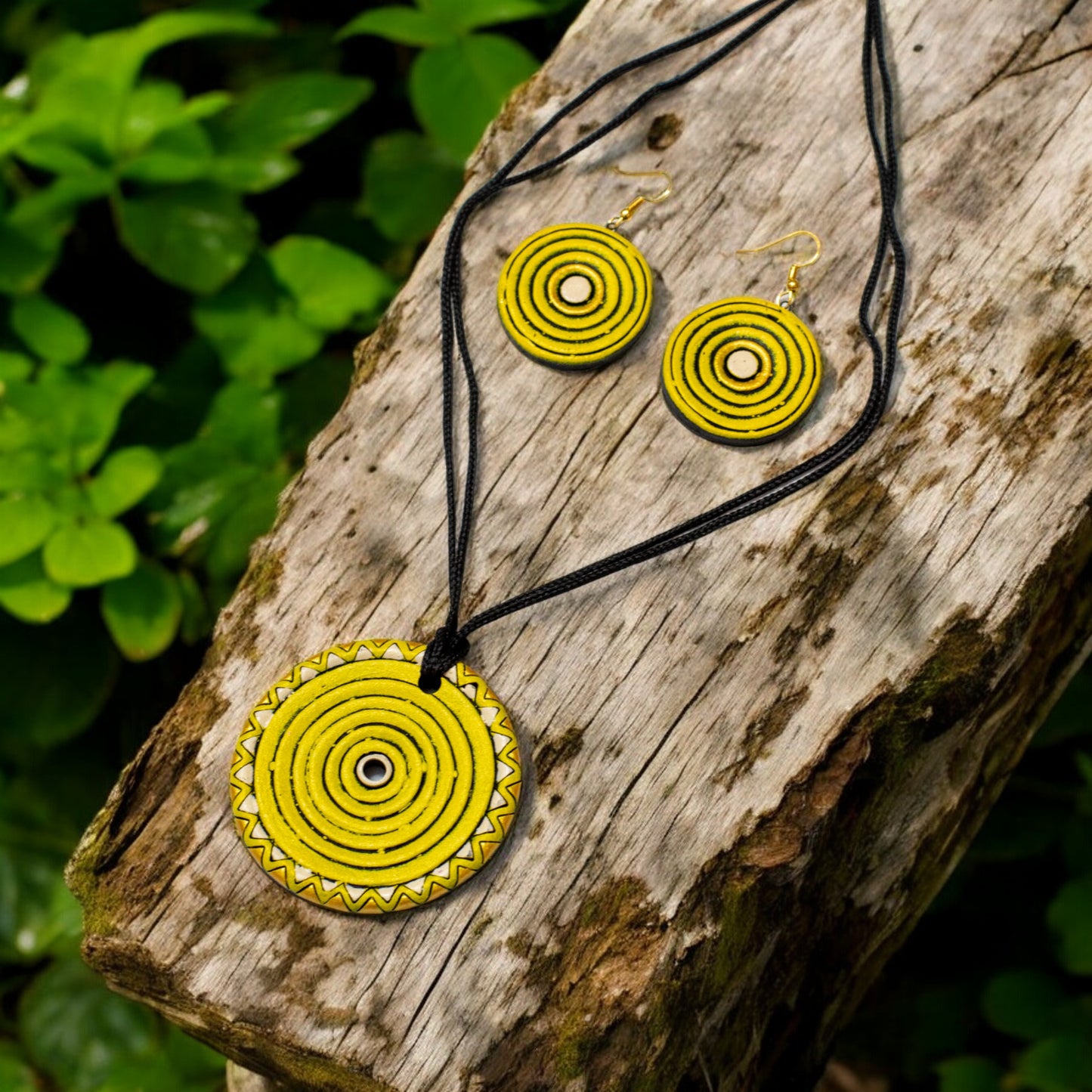 Handmade Terracotta Jewelry Set For Woman TR147