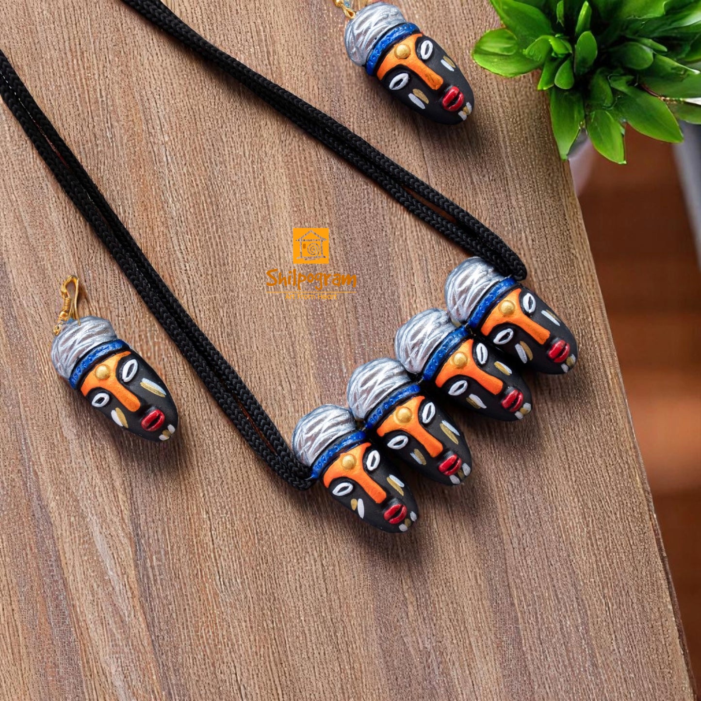 Handmade Terracotta Jewelry Set for Women TRN129