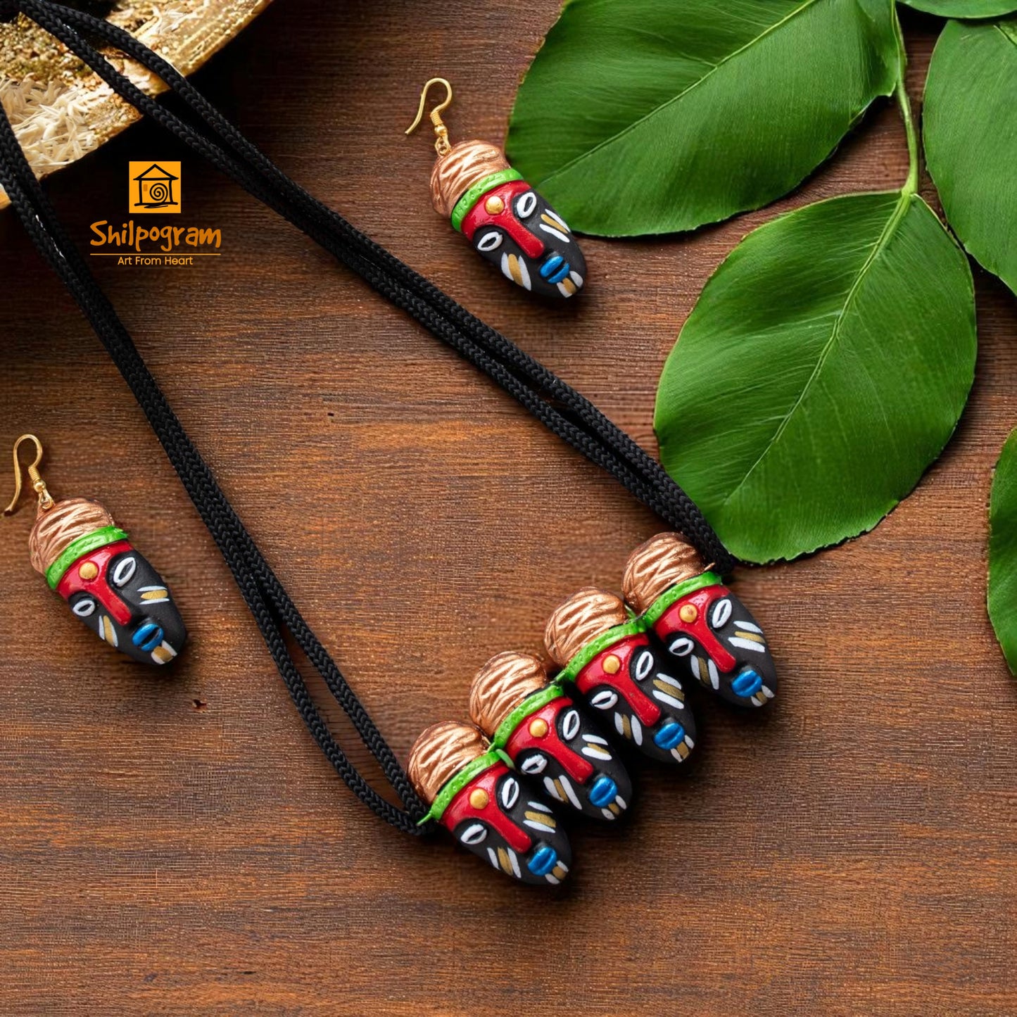 Handmade Terracotta Jewelry Set for Women TRN129