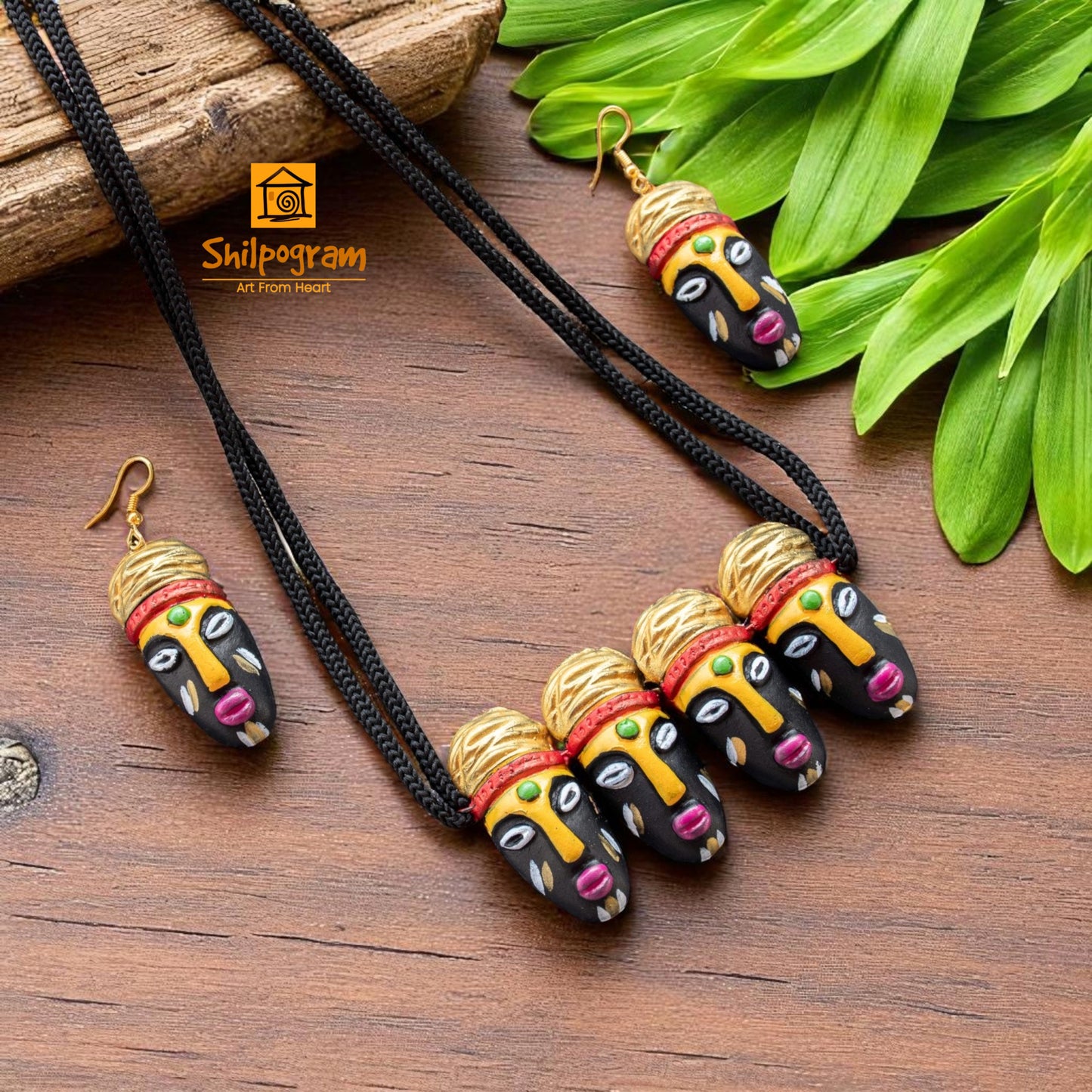 Handmade Terracotta Jewelry Set for Women TRN129