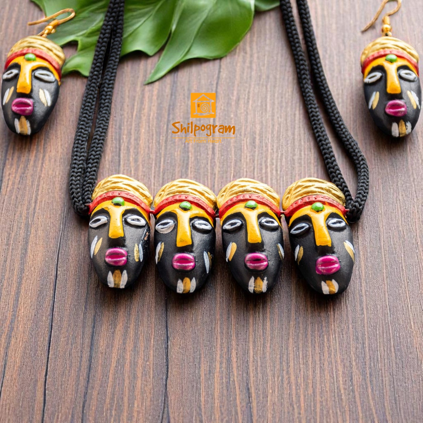 Handmade Terracotta Jewelry Set for Women TRN129
