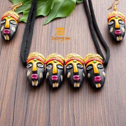 Handmade Terracotta Jewelry Set for Women TRN129