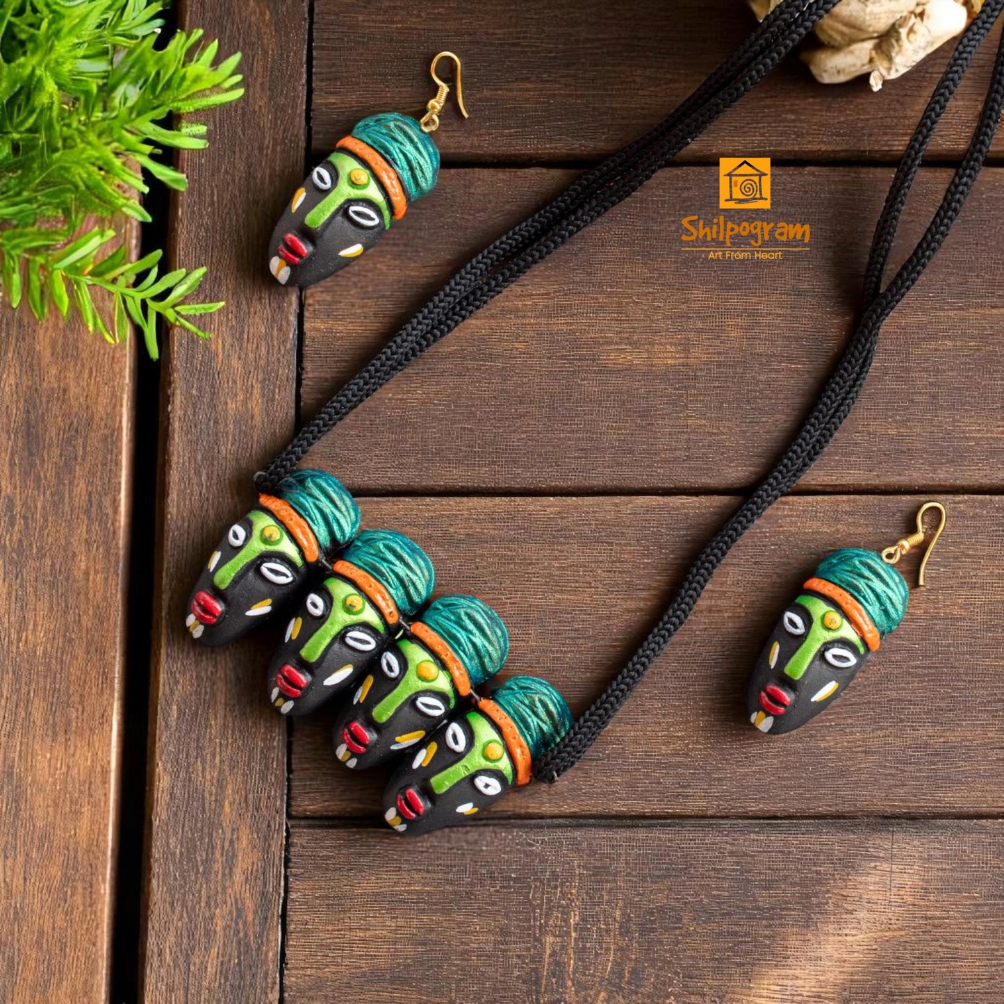 Handmade Terracotta Jewelry Set for Women TRN129