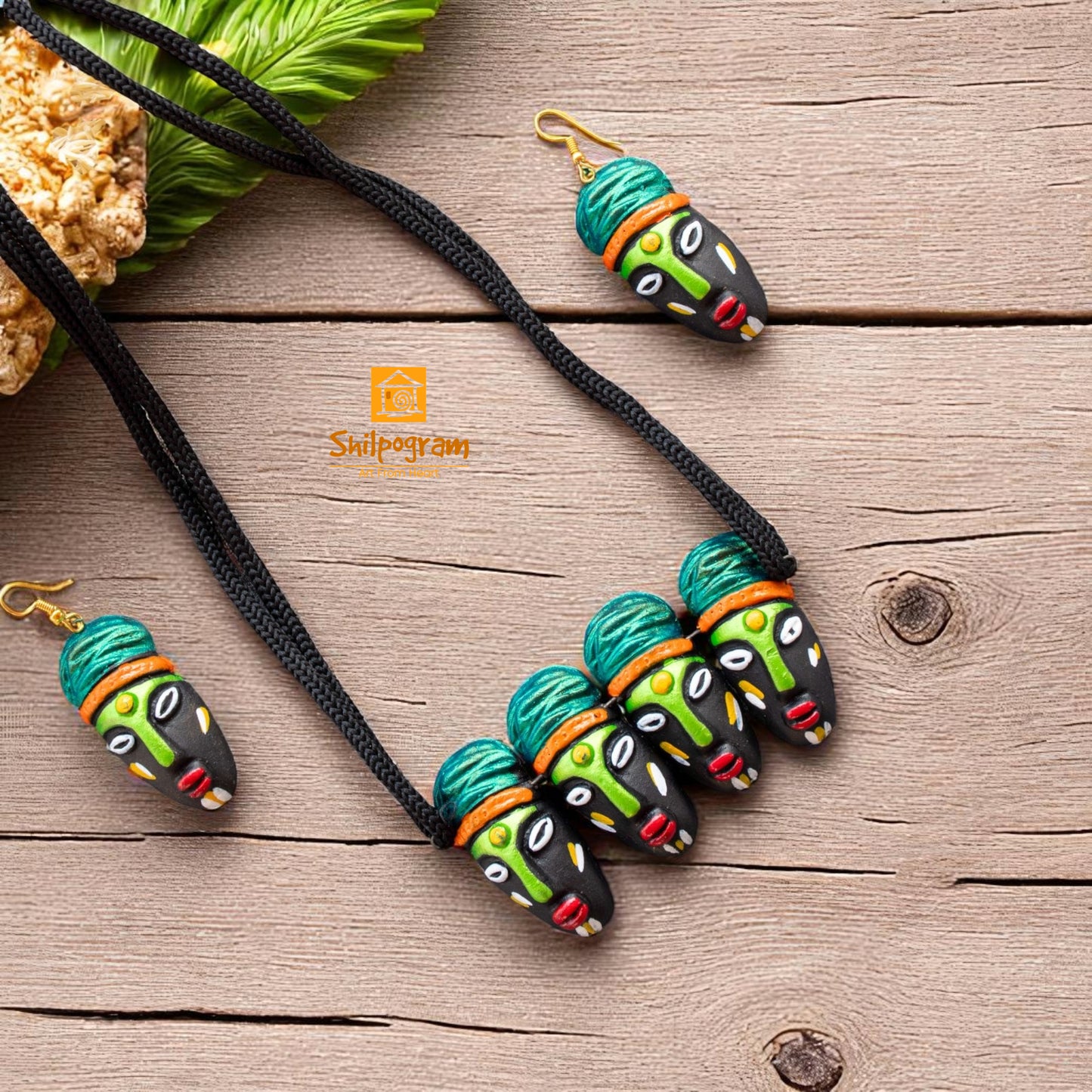 Handmade Terracotta Jewelry Set for Women TRN129
