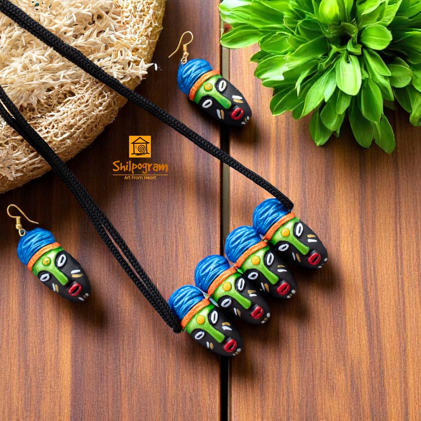 Handmade Terracotta Jewelry Set for Women TRN129