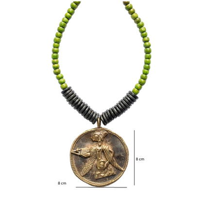Dhokra Art Brass Metal Jewellery for Women D73