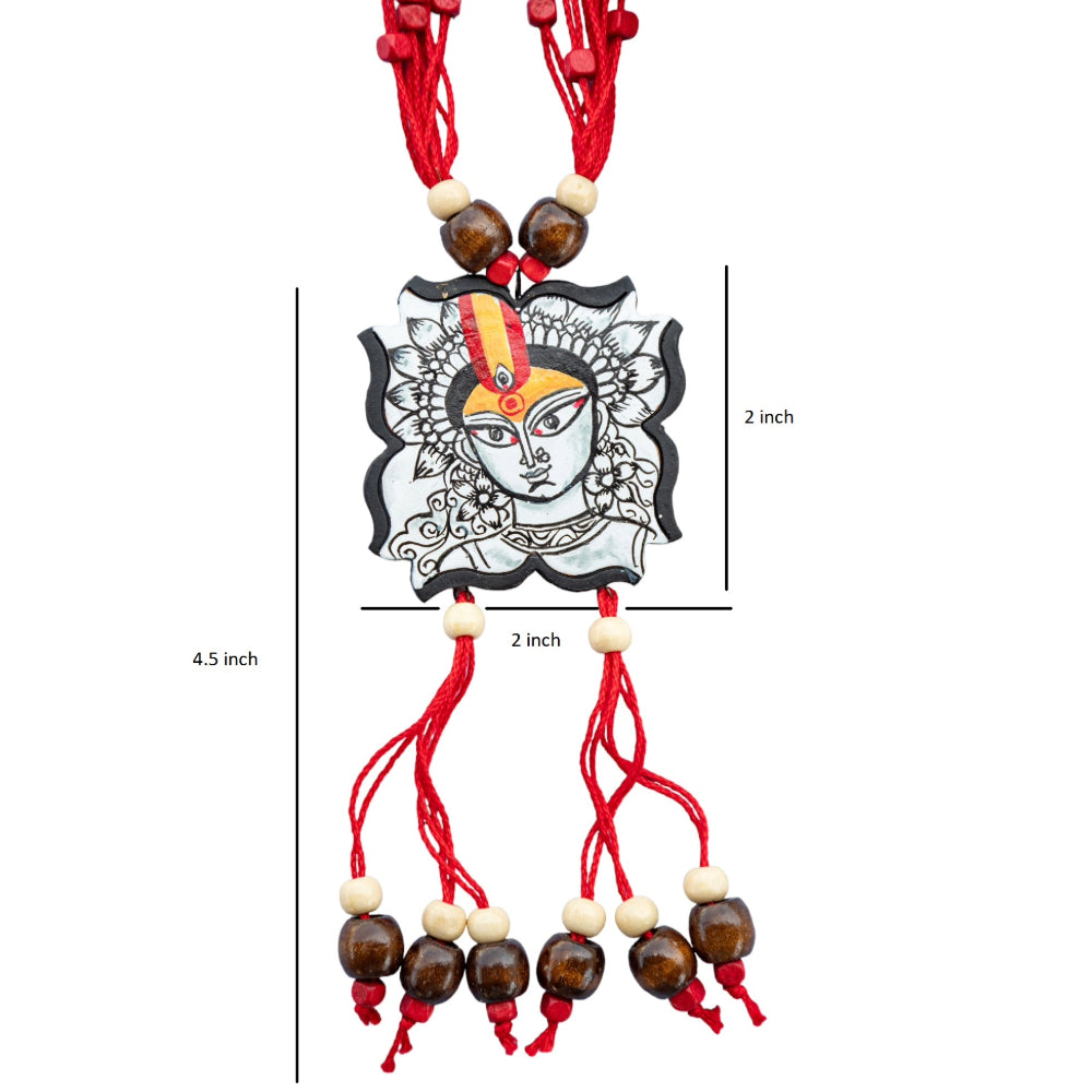 Handmade Terracotta Jewelry Set Devi Durga TRN122