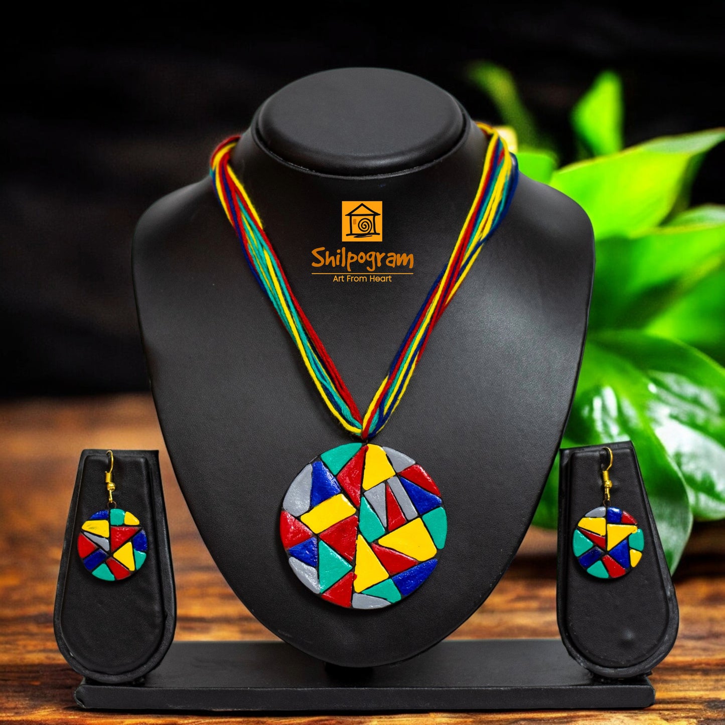 Handmade Terracotta Jewelry Set for Women TRN136