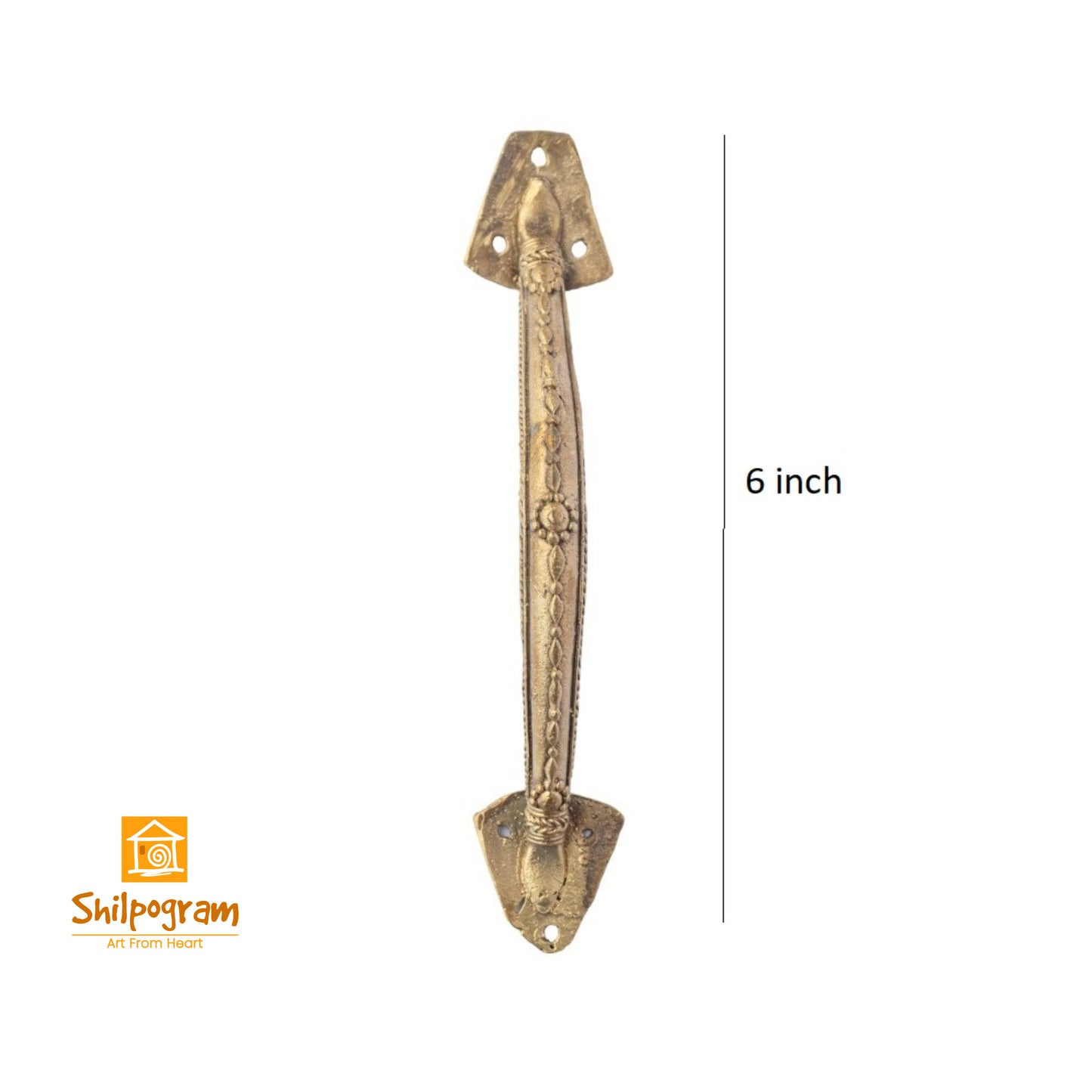 Dhokra Door Handle || Width – 2.5 inch ; Length – 6 inch || D157