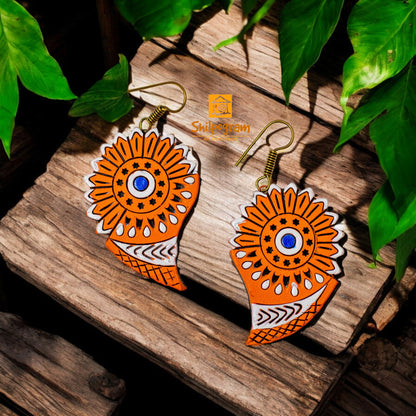 Handmade Terracotta Jewelry Earring for Women